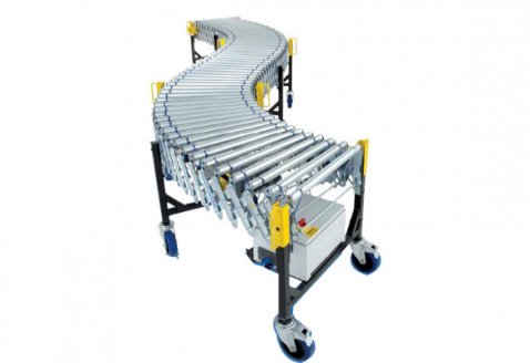 動(dòng)力滾筒伸縮輸送機(jī)
